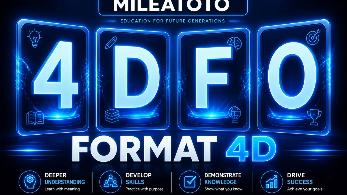 MILEATOTO 4D: Memahami Format Angka tanpa Klaim Pola Pasti 2026