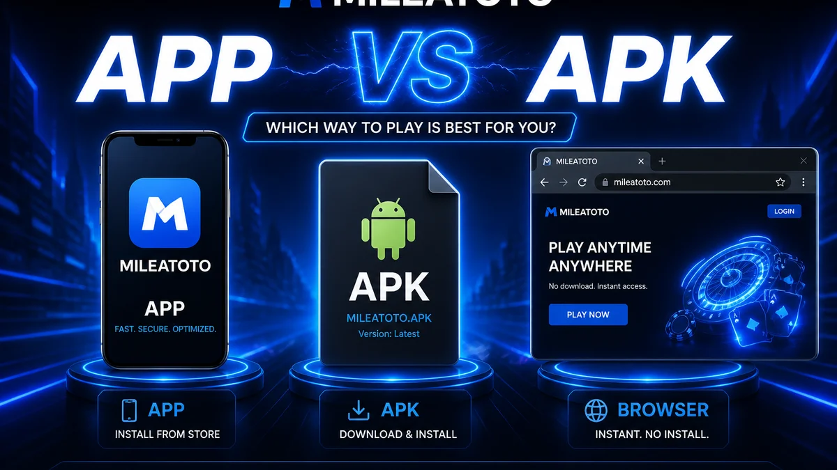 MILEATOTO App: Bedanya Aplikasi, APK, dan Browser 2026